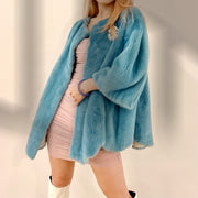 VTO Baby Blue Mink Coat